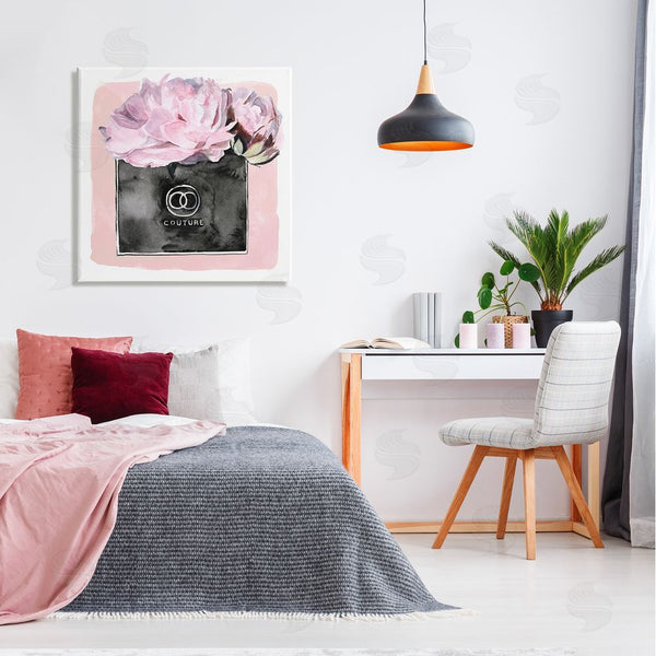 Stupell Industries Jennifer Paxton Parker | Pink Glam Blossom Fashion Couture Vase Wall Art