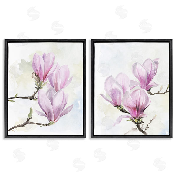 Stupell Industries Jennifer Paxton Parker | Pink Magnolia Flower Blossoms
