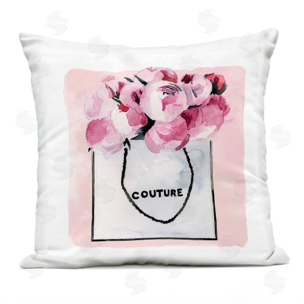 Stupell Industries Jennifer Paxton Parker | Pink Peony Bouquet Printed Throw Pillow