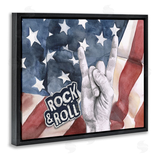 Stupell Industries Jennifer Paxton Parker | Rock And Roll American Flag