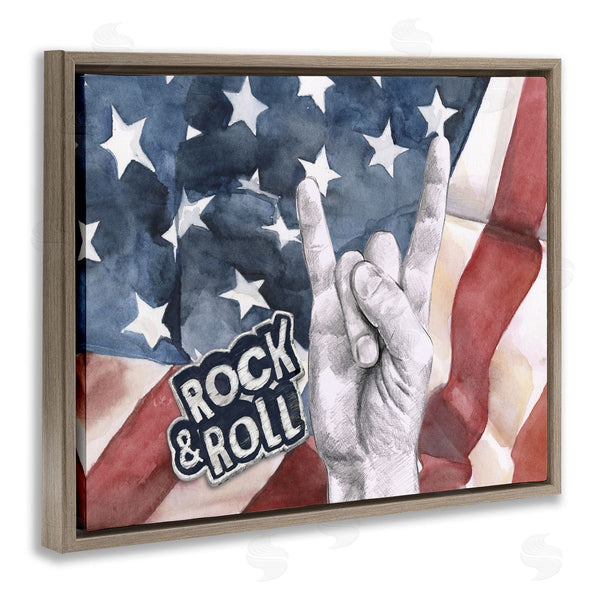 Stupell Industries Jennifer Paxton Parker | Rock And Roll American Flag