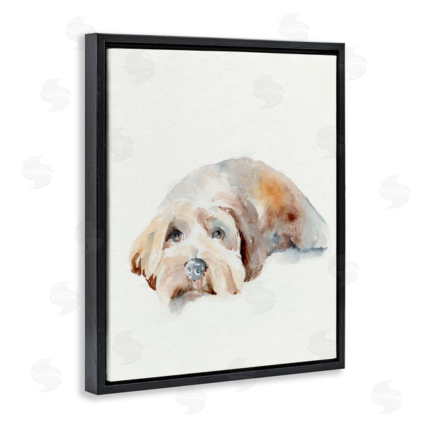 Stupell Industries Jennifer Paxton Parker | Scruffy Dog Laying Down Painting