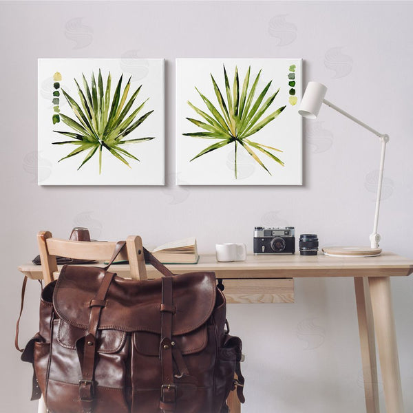 Stupell Industries Jennifer Paxton Parker | Spiky Aloe Palm Plant Paint Hue Guide Wall Art