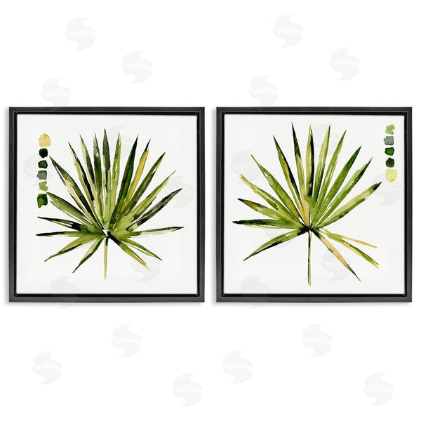 Stupell Industries Jennifer Paxton Parker | Spiky Aloe Palm Plant Paint Hue Guide Wall Art
