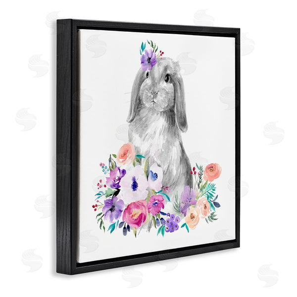 Stupell Industries Jennifer Paxton Parker | Spring Florals Rabbit Wall Art