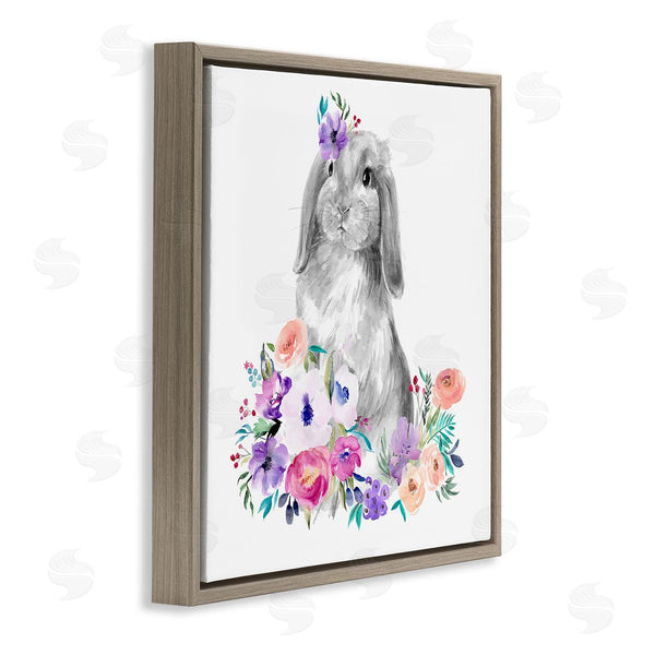 Stupell Industries Jennifer Paxton Parker | Spring Florals Rabbit Wall Art