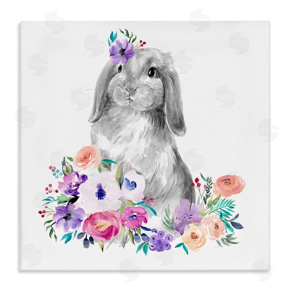 stupell industries Jennifer Paxton Parker | Spring Florals Rabbit Wall Art