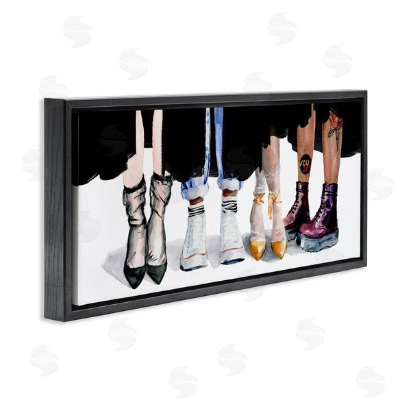 Stupell Industries Jennifer Paxton Parker | Trendy Fashion Shoes People Wall Art