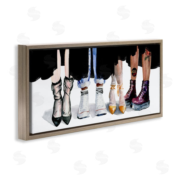 Stupell Industries Jennifer Paxton Parker | Trendy Fashion Shoes People Wall Art