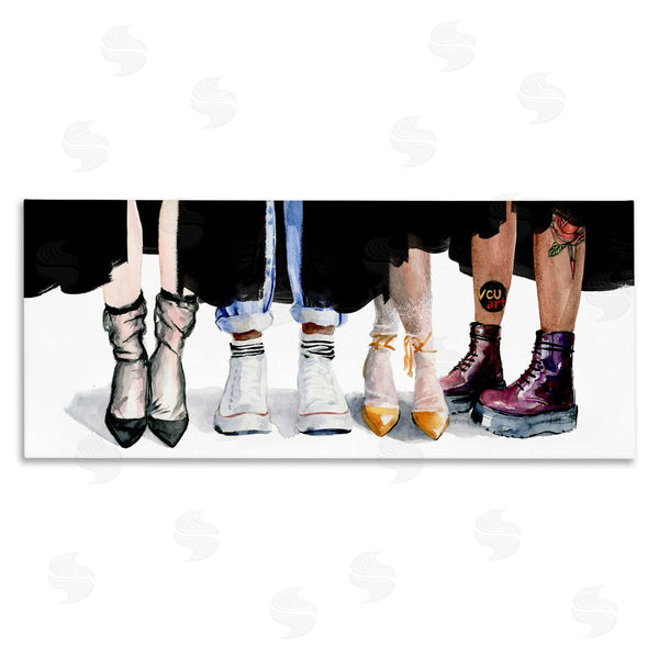 stupell industries Jennifer Paxton Parker | Trendy Fashion Shoes People Wall Art