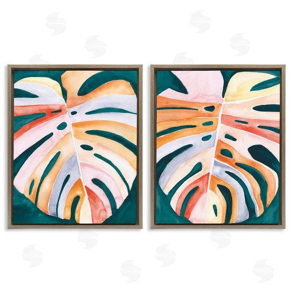 Stupell Industries Jennifer Paxton Parker | Tropical Monstera Leaves Wall Art