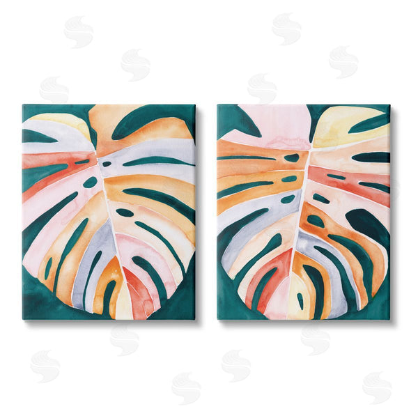 stupell industries Jennifer Paxton Parker | Tropical Monstera Leaves Wall Art