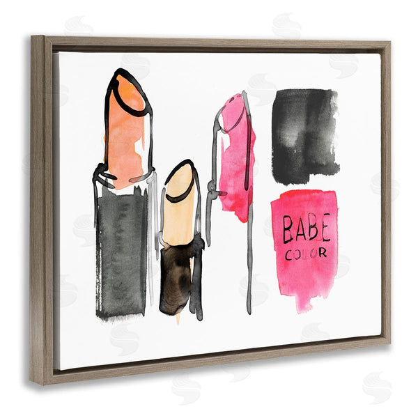 Stupell Industries Jennifer Paxton Parker | Watercolor Pink Cosmetics