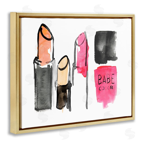 Stupell Industries Jennifer Paxton Parker | Watercolor Pink Cosmetics