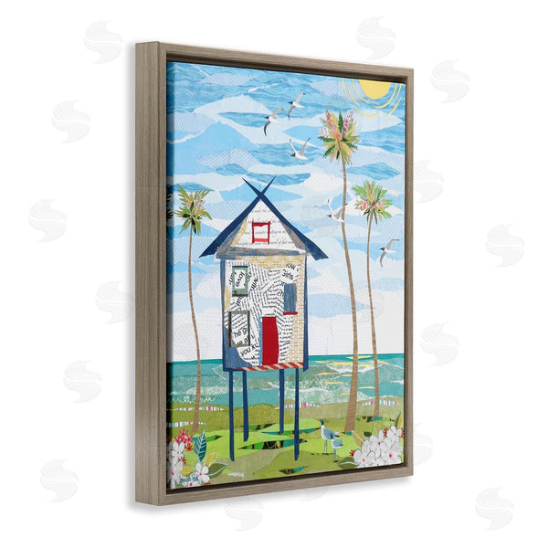 Stupell Industries Jennifer Peck | Beach Vacation Getaway Wall Art
