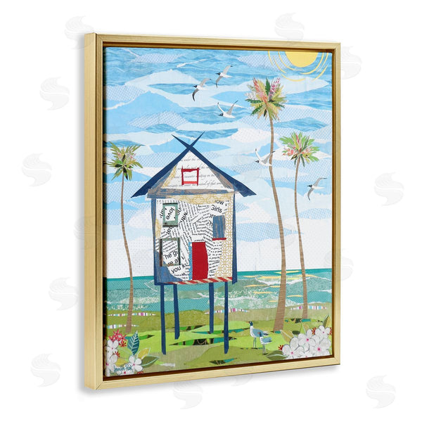 Stupell Industries Jennifer Peck | Beach Vacation Getaway Wall Art