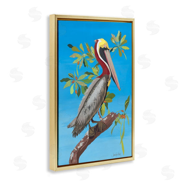 Stupell Industries Jennifer Peck | Brown Pelican On Tree
