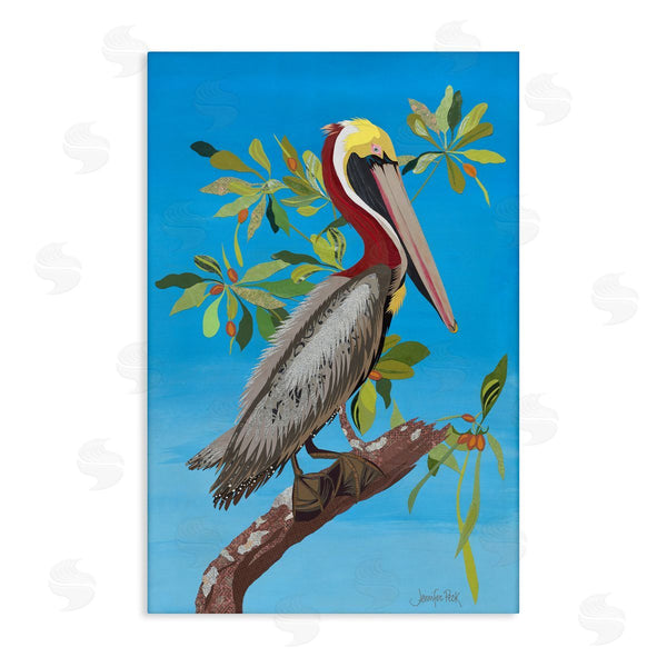 stupell industries Jennifer Peck | Brown Pelican on Tree