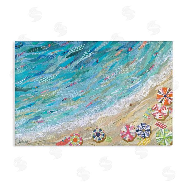 stupell industries Jennifer Peck | Collaged Aerial Beach View