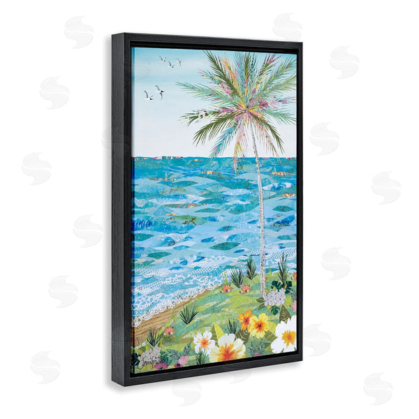 Stupell Industries Jennifer Peck | Collaged Tropical Landscape