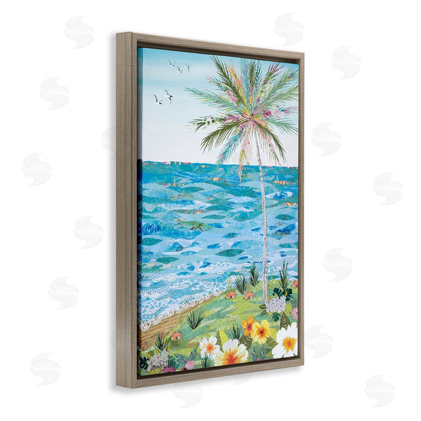 Stupell Industries Jennifer Peck | Collaged Tropical Landscape