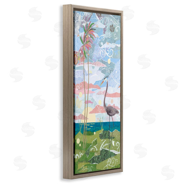 Stupell Industries Jennifer Peck | Crane And Swirled Landscape Wall Art