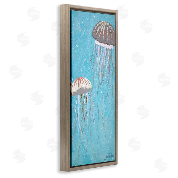 Stupell Industries Jennifer Peck | Crystal Jellyfish Motif Wall Art