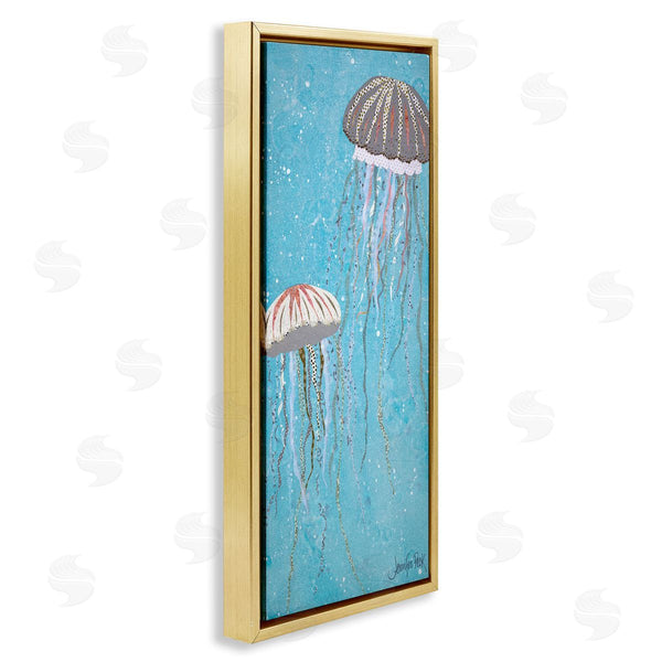 Stupell Industries Jennifer Peck | Crystal Jellyfish Motif Wall Art