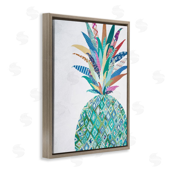 Stupell Industries Jennifer Peck | Geometric Patterned Pineapple