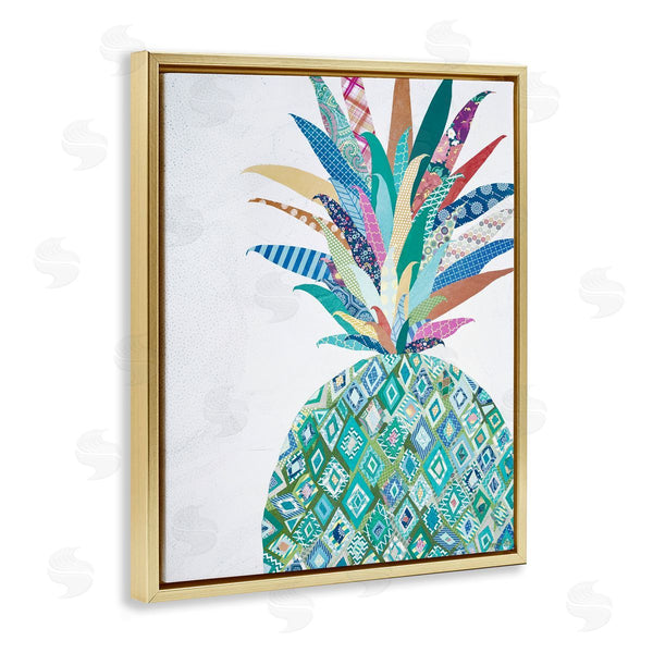 Stupell Industries Jennifer Peck | Geometric Patterned Pineapple