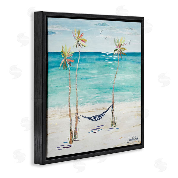 Stupell Industries Jennifer Peck | Hammock And Three Palms