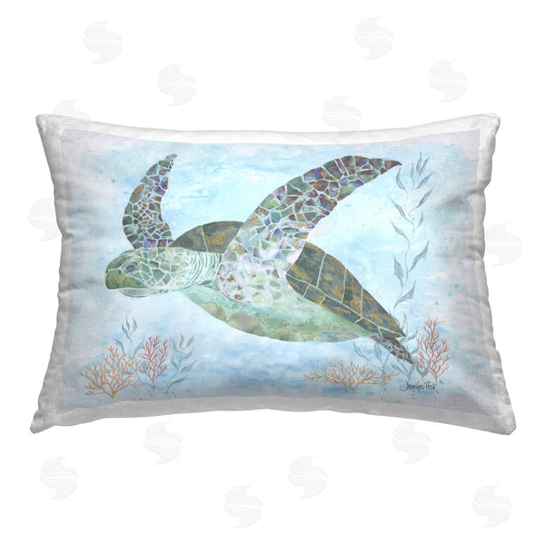 stupell industries Jennifer Peck | Mosaic Tortoise Underwater