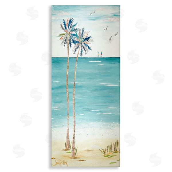 stupell industries Jennifer Peck | Palms and Distant Boats Wall Art