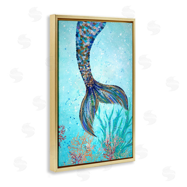 Stupell Industries Jennifer Peck | Tall Tails Mermaid