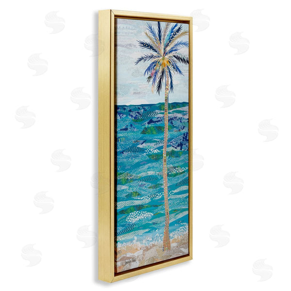 Stupell Industries Jennifer Peck | Tangled In Blue Collage Wall Art