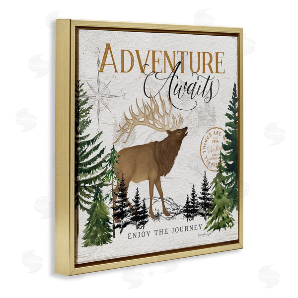 Stupell Industries Jennifer Pugh | Adventure Awaits Ivory Pines