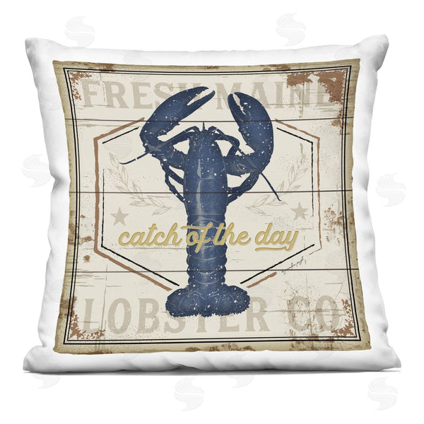 stupell industries Jennifer Pugh | Chesapeake Bay Lobster Printed Throw Pillow