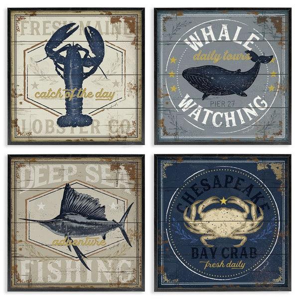 Stupell Industries Jennifer Pugh | Chesapeake Bay Nautical Motifs Wall Art