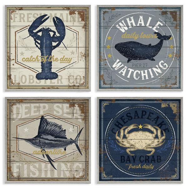 Stupell Industries Jennifer Pugh | Chesapeake Bay Nautical Motifs Wall Art