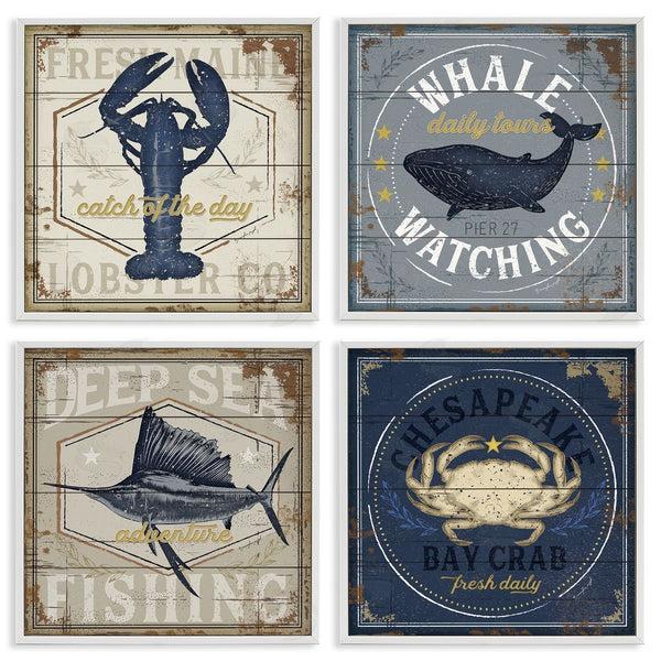 Stupell Industries Jennifer Pugh | Chesapeake Bay Nautical Motifs Wall Art