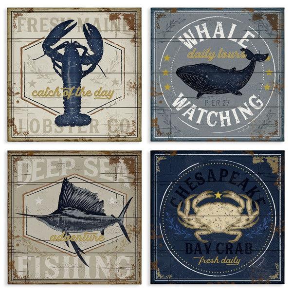stupell industries Jennifer Pugh | Chesapeake Bay Nautical Motifs Wall Art
