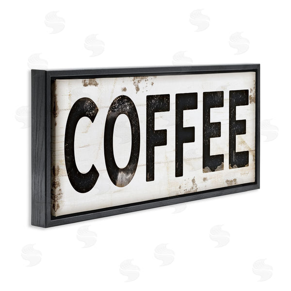 Stupell Industries Jennifer Pugh | Coffee Typography Vintage Sign