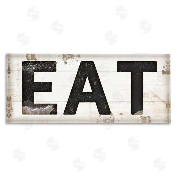 stupell industries Jennifer Pugh | Eat Typography Vintage Sign