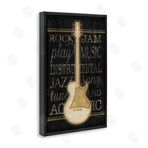 Stupell Industries Jennifer Pugh | Electric Guitar Motif