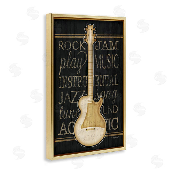 Stupell Industries Jennifer Pugh | Electric Guitar Motif