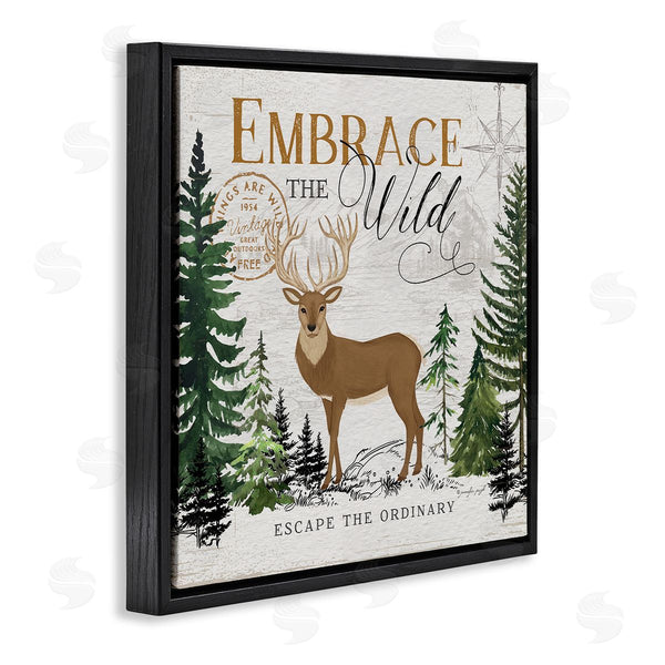 Stupell Industries Jennifer Pugh | Embrace The Wild Ivory Pines