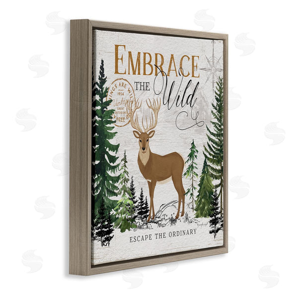 Stupell Industries Jennifer Pugh | Embrace The Wild Ivory Pines