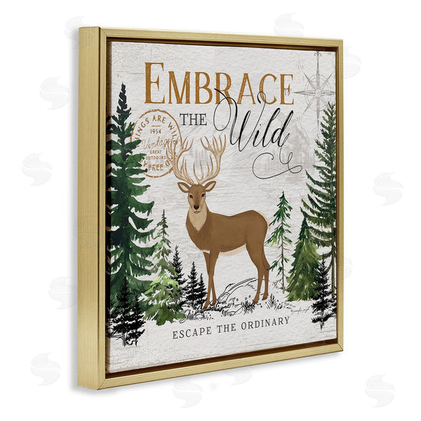 Stupell Industries Jennifer Pugh | Embrace The Wild Ivory Pines