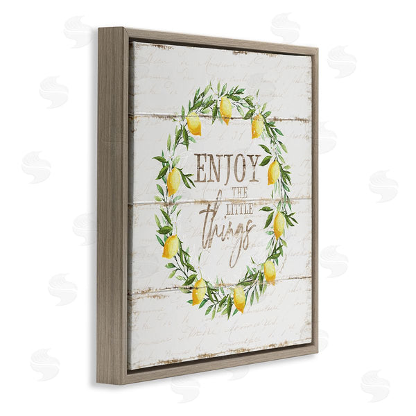 Stupell Industries Jennifer Pugh | Enjoy The Little Things Lemons