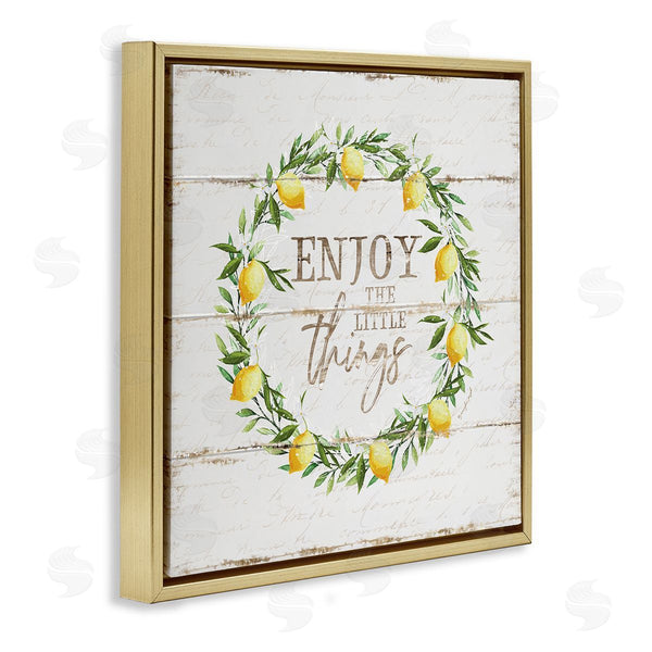 Stupell Industries Jennifer Pugh | Enjoy The Little Things Lemons